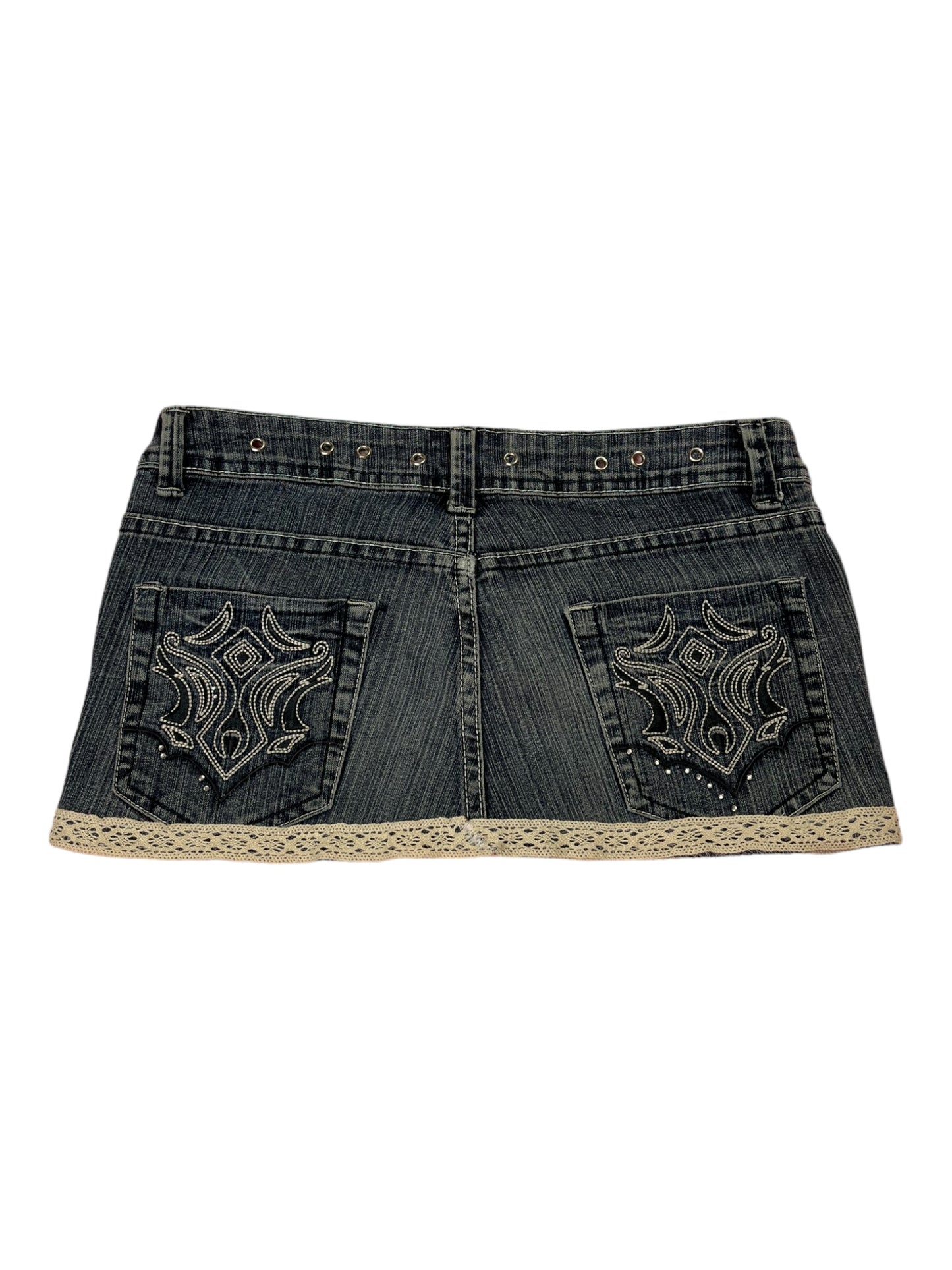 Lace up skirts leg warmer