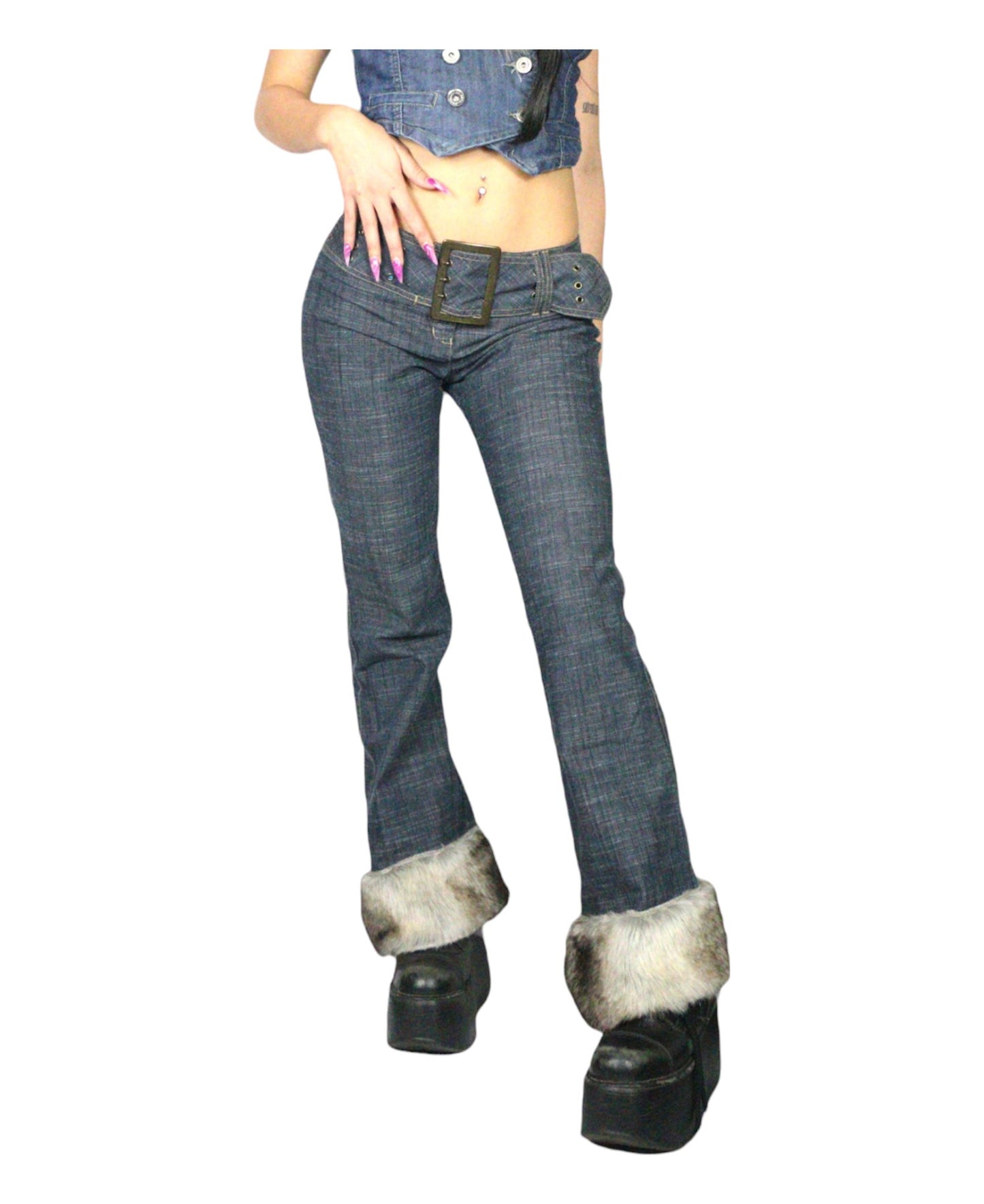 Pantalon en fourrure