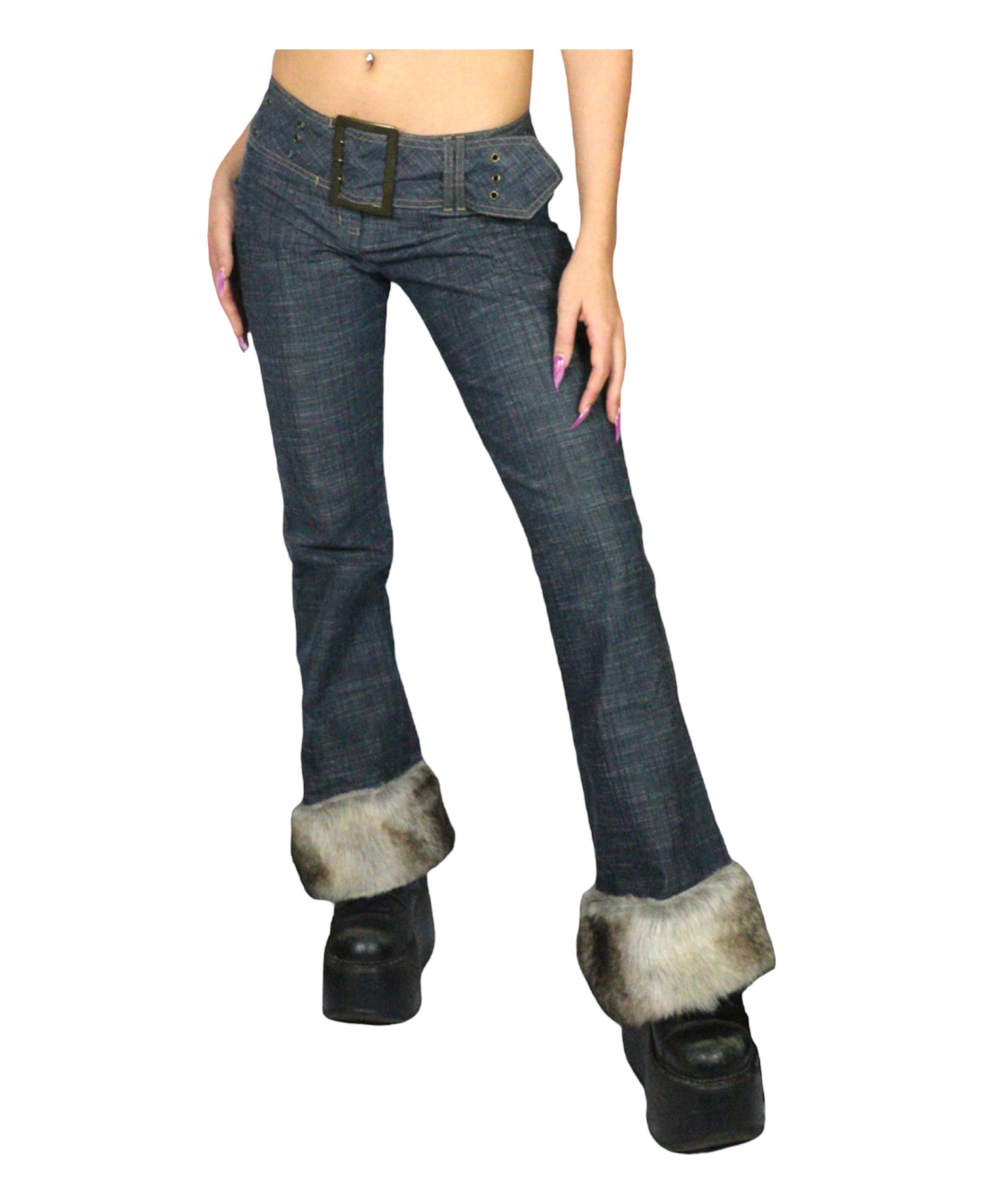 Pantalon en fourrure