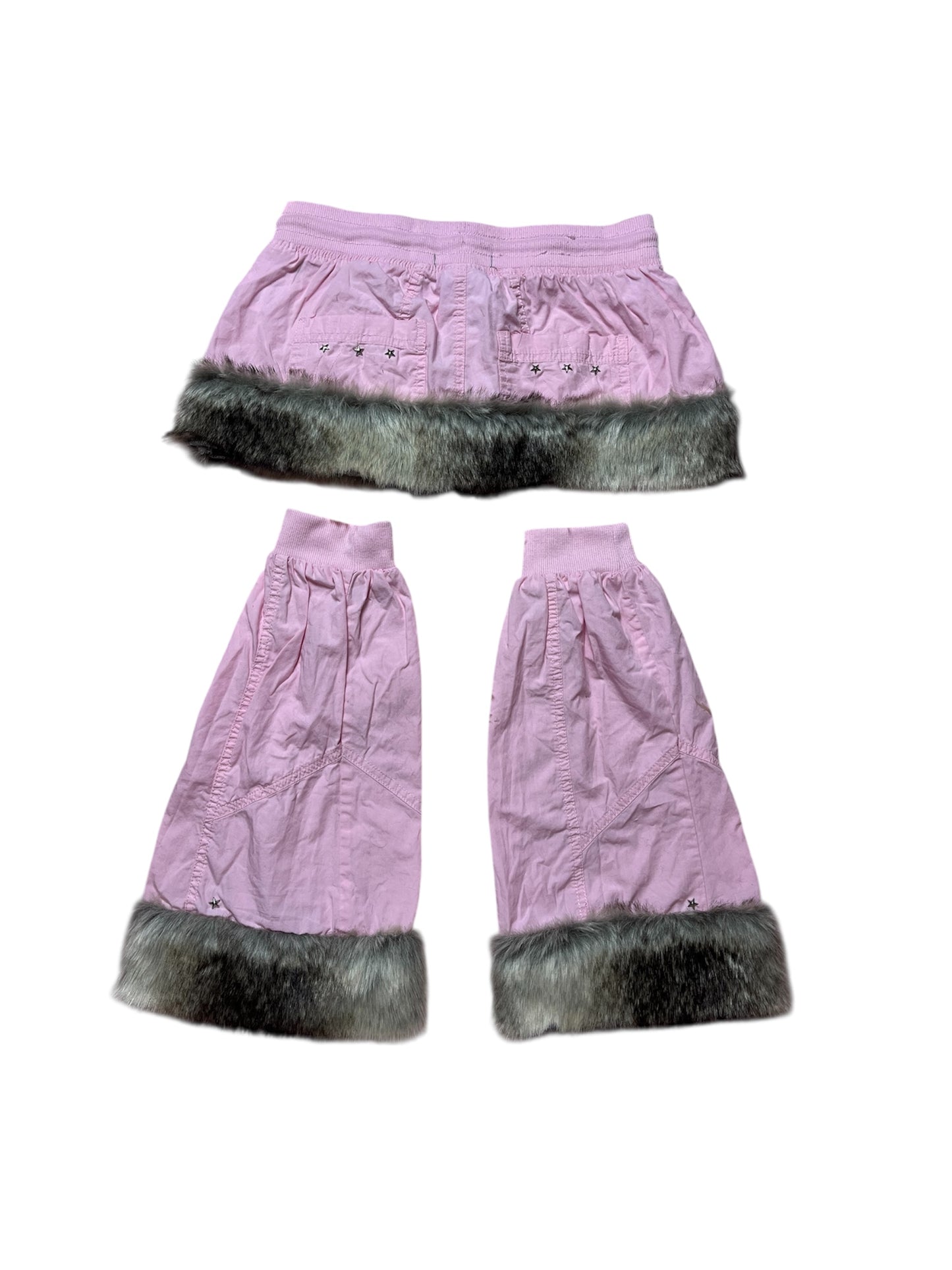 Fur skirt + leg warmers ☆