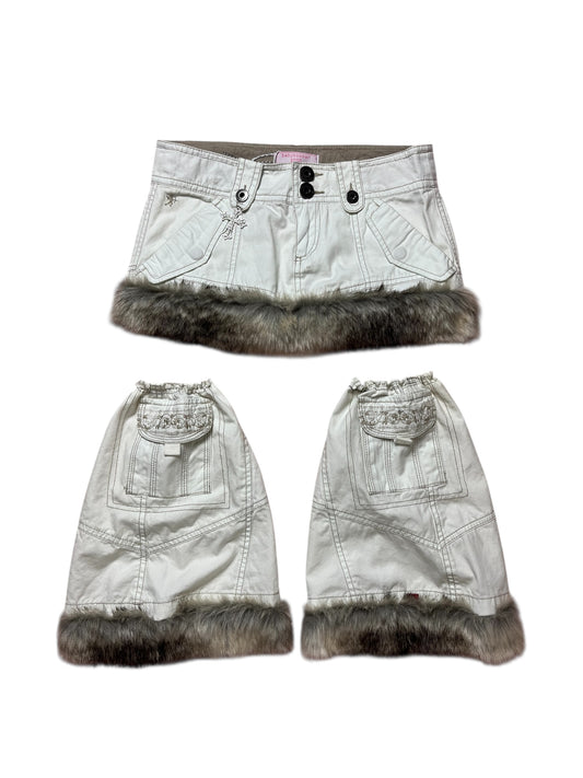 Fur skirt + leg warmers ☆